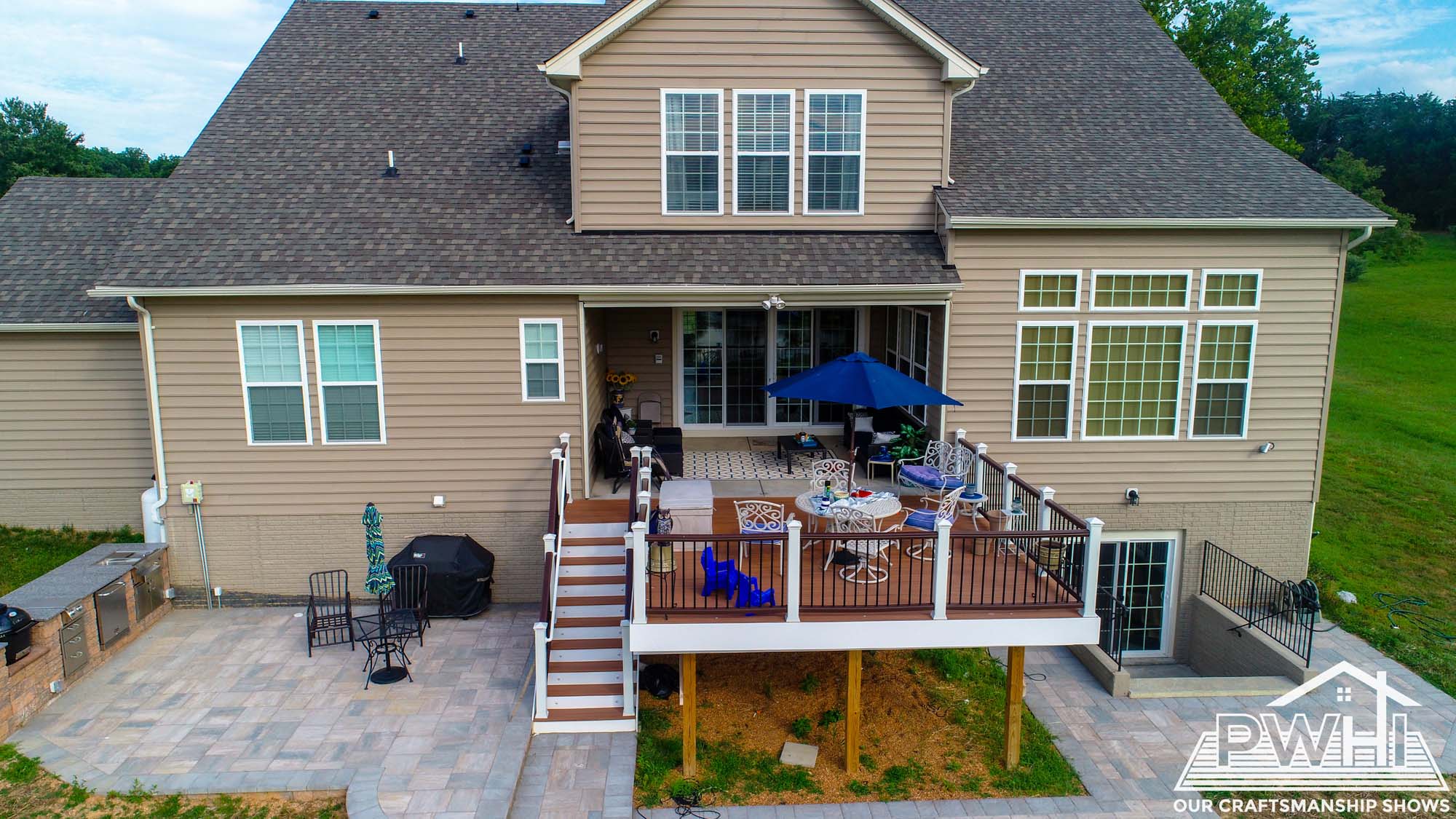 patio installation in Maryland by PWHI